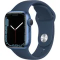 Apple Watch Series 7, 41mm, GPS [2021] &#8211; Blue Aluminium Case with Abyss Blue Sport Band