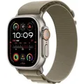 Apple Watch Ultra 2 Titanium Smartwatch (4,9 cm/1,92 Zoll, Watch OS 10), Alpine Loop