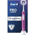 Oral-B Elektrische Zahnbürste Oral-B Pro Junior Elektrische Zahnbürste, Lila, Aufsteckbürsten: 1 St., Drucksensor