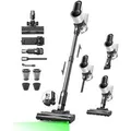 VACTechPro Akku-Hand-und Stielstaubsauger Akkustaubsauger 550W/50kPa/50Min., 8‑stufigem Filtersystem, 550 W, Selbststehend für Böden/Teppiche/Tierhaar