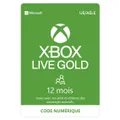 Xbox Abonnement Xbox Live Gold 12 mois
