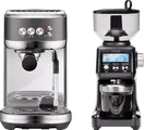 Sage The Bambino Plus Schwarz Edelstahl + Kaffeemu00fchle
