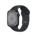 Apple Watch Series 8 GPS, boîtier Aluminium Minuit 41 mm avec Bracelet Sport Minuit