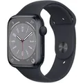 Apple Watch Series 8 GPS - 45 mm - Midnight Aluminium-behuizing met Midnight Sport Band (MNP13NF/A)