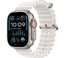 APPLE Watch Ultra 2 Cellular &#8211; 49 mm Titanium Case with White Ocean Band, Silver/Grey,White