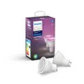 Pack de 2 ampoules connectées Philips Hue White and Color Ambiance GU10 5.7W