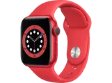 Apple Watch Series 6 40mm (product)red Rood Aluminium / Rode Sportband