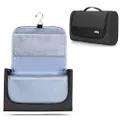Luxja Draagbare reistas voor Dyson Airwrap Styler, toilettas voor Airwrap Styler en accessoires, opvouwbare make-uptas voor Dyson krultangen, zwart