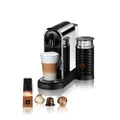 De'Longhi Nespresso CitiZ Platinum & Milk EN330.M, Kaffemaskin, Kaffekapselmaskin, 19 Bar Tryck, Varm och Kall Mjölkskum med Aeroccino3 Inkluderad, 12