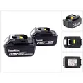 Makita Akku Power Set 18V 2x Akku 5,0Ah BL1850B (197280-8) Doppelpack Akkupacks