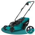VONROC Rasenmäher Elektro mit Kabel | 1300W - 32cm Schnittbreite - einstellbare Schnitthöhe 30-70MM | Elektrischer Sichelmäher für kleine bis mittelgr