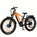 PIXAR E-Bike E-bike Fatbike 250W 48V 20Ah Akku, Shimano 7-Gang, Hydraulische, 7 Gang, Mittelmotor, 960 Wh