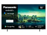 Panasonic TX-75LXW724 Led-tv, 189 cm, HDR Bright Panel, 4K Ultra HD, Triple Tuner, HDMI, USB, Smart TV, zilver, 75 inch - 189 cm