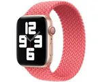Apple Gevlochten solobandje voor de Apple Watch | 38/40/41/42 mm - Maat 9 - Pink Punch