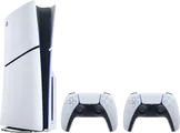 PlayStation 5 Slim Disc + 2 manettes sans fil DualSense