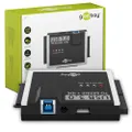 goobay SATA Adapter für Festplatten USB 3.0 und IDE, USB Festplattenadapter HDD & SSD, inkl. USB A auf B Kabel & Molex und 12V 2A Netzteil, Externe Fe