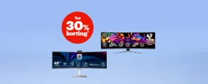 Tot 30% korting op monitoren