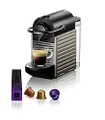 KRUPS XN304T10WP NESPRESSO Pixie Kaffemaskin Titan 0,7 L Högt Pumptryck 19 Bar Som Ger Enastående Kvalitet Snabb Uppvärmning 25 Sekunder 2 koppstorlek