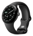 Google Pixel Watch 4 (41 mm) - Android-smartwatch met koepelvormig display, uitgebreide gezondheids- en fitnesstracking en hulp van Gemini - Matzwarte