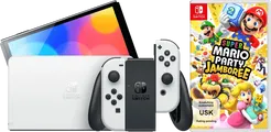 Nintendo Switch OLED Weiu00df + Mario Party Jamboree
