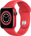 Apple Watch Series 6 40mm (product)red Rood Aluminium / Rode Sportband