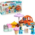 LEGO Ausflug zur Eisdiele mit Bluey (10458), LEGO DUPLO Bluey Konstruktionsspielsteine, (22 St), Made in Europe