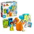 LEGO 10987 Duplo Ma Ville Le Camion de Recyclage, Jouets Éducatifs et de Tri de Couleurs pour Enfants et Bébés Dès 2 Ans, Développe la Motricité Fine