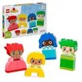 LEGO DUPLO My First Big Feelings & Emotions, Customisable Early Development Activity Learning Toys with 23 Coloured Building Bricks and 4 Characters f