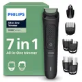 Philips Multigroom 3000-serie Alles-in-één 7-delige Trimmer – Scheerapparaat en Tondeuse voor Gezicht & Hoofd, Zelfslijpende, Huidvriendelijke Mesjes,