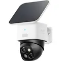 eufy SoloCam S340 - Dual Kamera Schwenk & Neige Outdoor Kamera - Weiß