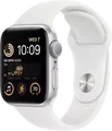 Watch SE (2022) - 40mm Silver Aluminium/White Sport Band