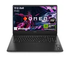 HP Omen Gaming Laptop | 17,3 Zoll FHD-Display - 144 Hz | AMD Ryzen 7 8845HS | 16 GB DDR5 RAM (2x8 GB) | 512 GB | NVIDIA GeForce RTX 4060 Laptop-GPU (8