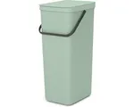 Brabantia Sort & Go Prullenbak - 40 liter - Jade Green