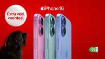 Apple iPhone 16 128GB Zwart - Hoge toestelkorting + Korting op abonnement