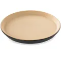 Römertopf Pizzastein BBQ – Backstein Ø 31,5 cm für Gasgrill, Holzkohlegrill & Backofen, unglasierter Grillstein aus feuerfestem Ton