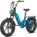 JOBOBIKE E-Bike Mountainbike 26x4,0 Zoll, 80 Nm, Robin Pro, 180km, fu00fcr Stadt, Berg und Gelu00e4nde, 8 Gang Shimano, Kettenschaltung, Heckmotor, 96