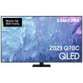Samsung GQ65Q70CATXZG QLED-TV 163 cm 65 inch Energielabel F (A &#8211; G) CI+*, DVB-C, DVB-S2, DVB-T2 HD, QLED, Smart TV, UHD, WiFi Titaangrijs