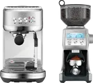 Sage the Bambino Plus Edelstahl + Kaffeemühle