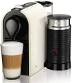 Krups XN2601 Nespresso UMilk Koffiecapsulemachine (19 bar, inclusief Welcome Pack met 16 capsules) crème-wit