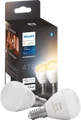 Philips Hue Luster kogellamp White Ambiance E14 2-pack