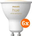 Philips Hue White Ambiance GU10 Lot de 6