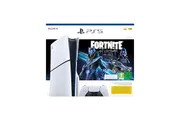 Sony, PlayStation®5 – Fortnite® Cobalt Star (modèle – Slim), PS5 avec 1 Manette Sans Fil DualSense, Couleur : blanche