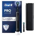 Oral-B Pro Series 3 Elektrische Zahnbürste — Electric Toothbrush, Inkl. 2 Aufsteckbürsten, Reise-Etui und 3 Putzmodi für Zahnpflege — Designed By Brau