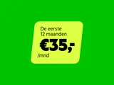Black Friday korting eerste 12 mnd voor €35 op Internet en TV