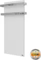 Alkari Metaal infrarood Handdoek Droger met RF remote, ITC sturing| badkamerverwarming | wit | 1000 Watt | 60 x 140 cm
