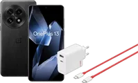 OnePlus 13 256GB Schwarz 5G + OnePlus SuperVOOC Ladegeru00e4t 120u00a0W mit 2 Anschlu00fcssen