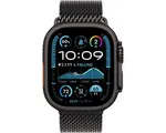 Apple Watch Ultra 2 GPS + Cellular 49mm Black Titanium Case with Black Titanium Milanese Loop - S