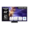Samsung Smart TV 48'' QE48S94FAEXZT OLED 4K, NQ4 AI Gen3 Processor, 4K AI Upscaling Pro, Motion Xcelerator 144Hz, Dolby Atmos & OTS Lite, LaserSlim De