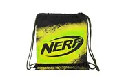 Sacs à dos scolaires Nerf Sac à dos serré par des ficelles nerf neon noir citron (35 x 40 x 1 cm) nerf