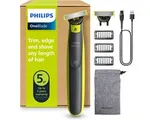 Philips OneBlade 360 voor het gezicht - Trimmer, scheerapparaat en styler in 1 - Met 3 trimkammen - QP2724/31